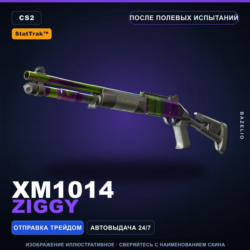 StatTrak™ XM1014 | Ziggy | После полевых испытаний · Скин Counter-Strike 2