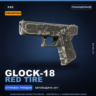 Сувенирный Glock-18 | Red Tire | Поношенное · Скин Counter-Strike 2