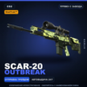 StatTrak™ SCAR-20 | Outbreak | Прямо с завода · Скин Counter-Strike 2