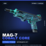 MAG-7 | Cobalt Core | Прямо с завода · Скин Counter-Strike 2