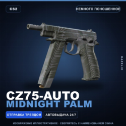 CZ75-Auto | Midnight Palm | Немного поношенное · Скин Counter-Strike 2