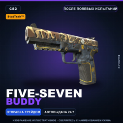 StatTrak™ Five-SeveN | Buddy | После полевых испытаний · Скин Counter-Strike 2
