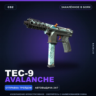 Tec-9 | Avalanche | Закалённое в боях · Скин Counter-Strike 2