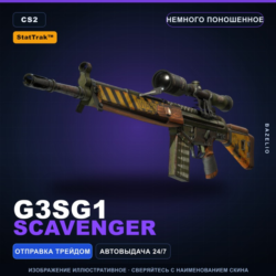 StatTrak™ G3SG1 | Scavenger | Немного поношенное · Скин Counter-Strike 2