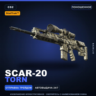StatTrak™ SCAR-20 | Torn | Поношенное · Скин Counter-Strike 2