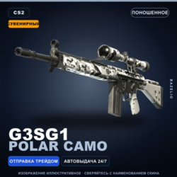 Сувенирный G3SG1 | Polar Camo | Поношенное · Скин Counter-Strike 2