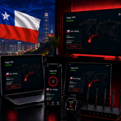 Happ VPN | Чили      Статический IP | Защита от DPI | Доступ ИИ | 10 Гбит/с
