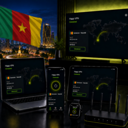 Happ VPN | Камерун      Статический IP | Защита от DPI | Доступ ИИ | 10 Гбит/с