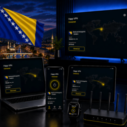 Happ VPN | Босния      Статический IP | Защита от DPI | Доступ ИИ | 10 Гбит/с