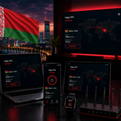 Happ VPN | Беларусь      Статический IP | Защита от DPI | Доступ ИИ | 10 Гбит/с