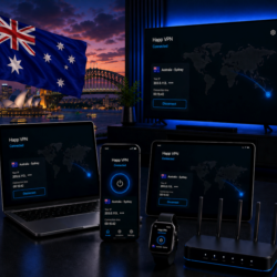 Happ VPN | Австралия      Статический IP | Защита от DPI | Доступ ИИ | 10 Гбит/с
