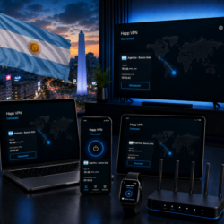 Happ VPN | Аргентина      Статический IP | Защита от DPI | Доступ ИИ | 10 Гбит/с