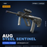 Сувенирный AUG | Steel Sentinel | Прямо с завода · Скин Counter-Strike 2
