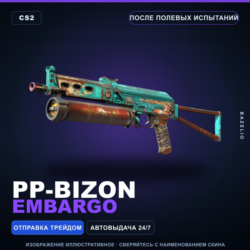 PP-Bizon | Embargo | После полевых испытаний · Скин Counter-Strike 2