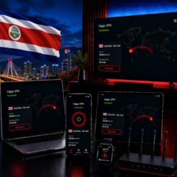 Happ VPN | Коста-Рика      Статический IP | Защита от DPI | Доступ ИИ | 10 Гбит/с