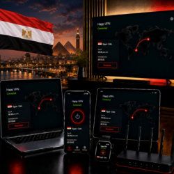 Happ VPN | Египет      Статический IP | Защита от DPI | Доступ ИИ | 10 Гбит/с