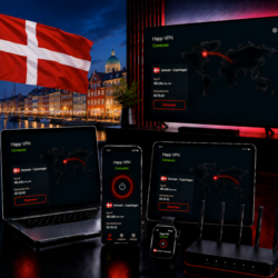 Happ VPN | Дания      Статический IP | Защита от DPI | Доступ ИИ | 10 Гбит/с
