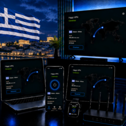 Happ VPN | Греция      Статический IP | Защита от DPI | Доступ ИИ | 10 Гбит/с