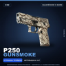 P250 | Gunsmoke | Закалённое в боях · Скин Counter-Strike 2