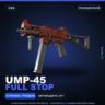UMP-45 | Full Stop | Поношенное · Скин Counter-Strike 2