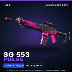 SG 553 | Pulse | Закалённое в боях · Скин Counter-Strike 2