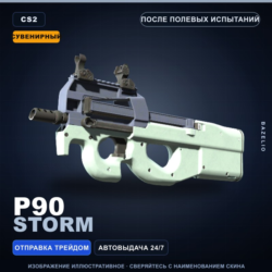Сувенирный P90 | Storm | После полевых испытаний · Скин Counter-Strike 2