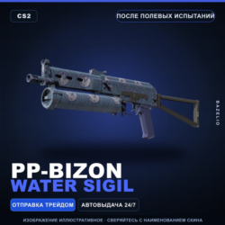 PP-Bizon | Water Sigil | После полевых испытаний · Скин Counter-Strike 2