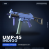 UMP-45 | Indigo | Поношенное · Скин Counter-Strike 2