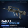 FAMAS | Corp Defense | Закалённое в боях · Скин Counter-Strike 2