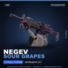Negev | Sour Grapes | Поношенное · Скин Counter-Strike 2