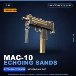 Сувенирный MAC-10 | Echoing Sands | Закалённое в боях · Скин Counter-Strike 2