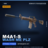 Сувенирный M4A1-S | Wash me plz | Немного поношенное · Скин Counter-Strike 2