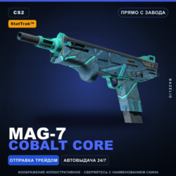 StatTrak™ MAG-7 | Cobalt Core | Прямо с завода · Скин Counter-Strike 2