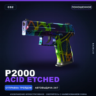 P2000 | Acid Etched | Поношенное · Скин Counter-Strike 2