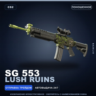 SG 553 | Lush Ruins | Поношенное · Скин Counter-Strike 2