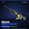 M249 | Deep Relief | Поношенное · Скин Counter-Strike 2