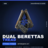 Dual Berettas | Tread | Закалённое в боях · Скин Counter-Strike 2