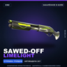 Sawed-Off | Limelight | Закалённое в боях · Скин Counter-Strike 2