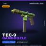 StatTrak™ Tec-9 | Bamboozle | Закалённое в боях · Скин Counter-Strike 2