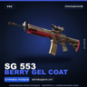 SG 553 | Berry Gel Coat | Поношенное · Скин Counter-Strike 2