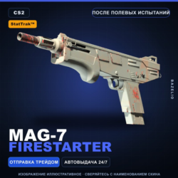StatTrak™ MAG-7 | Firestarter | После полевых испытаний · Скин Counter-Strike 2