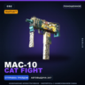 StatTrak™ MAC-10 | Cat Fight | Поношенное · Скин Counter-Strike 2
