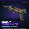 MAG-7 | Petroglyph | Поношенное · Скин Counter-Strike 2