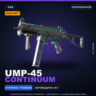 StatTrak™ UMP-45 | Continuum | Поношенное · Скин Counter-Strike 2