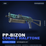 PP-Bizon | Cobalt Halftone | Поношенное · Скин Counter-Strike 2