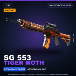 StatTrak™ SG 553 | Tiger Moth | Закалённое в боях · Скин Counter-Strike 2