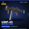 StatTrak™ UMP-45 | Briefing | Прямо с завода · Скин Counter-Strike 2