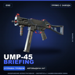UMP-45 | Briefing | Прямо с завода · Скин Counter-Strike 2