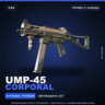 UMP-45 | Corporal | Прямо с завода · Скин Counter-Strike 2