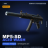 StatTrak™ MP5-SD | Acid Wash | Немного поношенное · Скин Counter-Strike 2